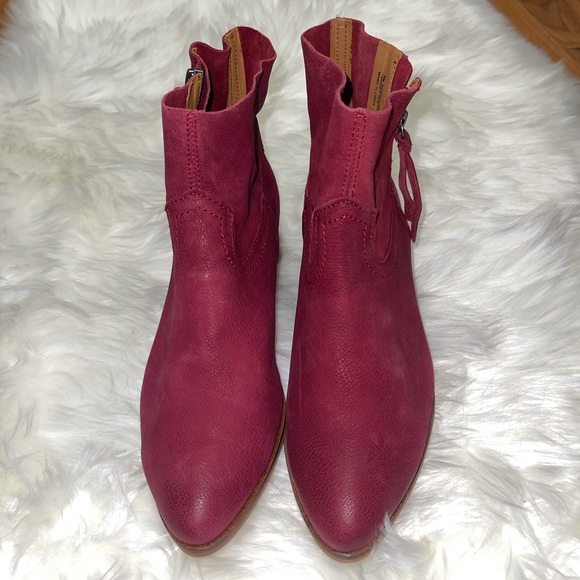 Frye & Co Allister Zip Suede Leather boots